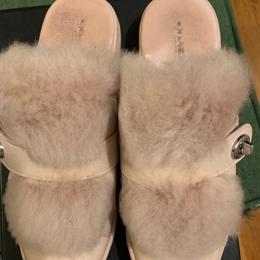 Shearling Slides - image 2